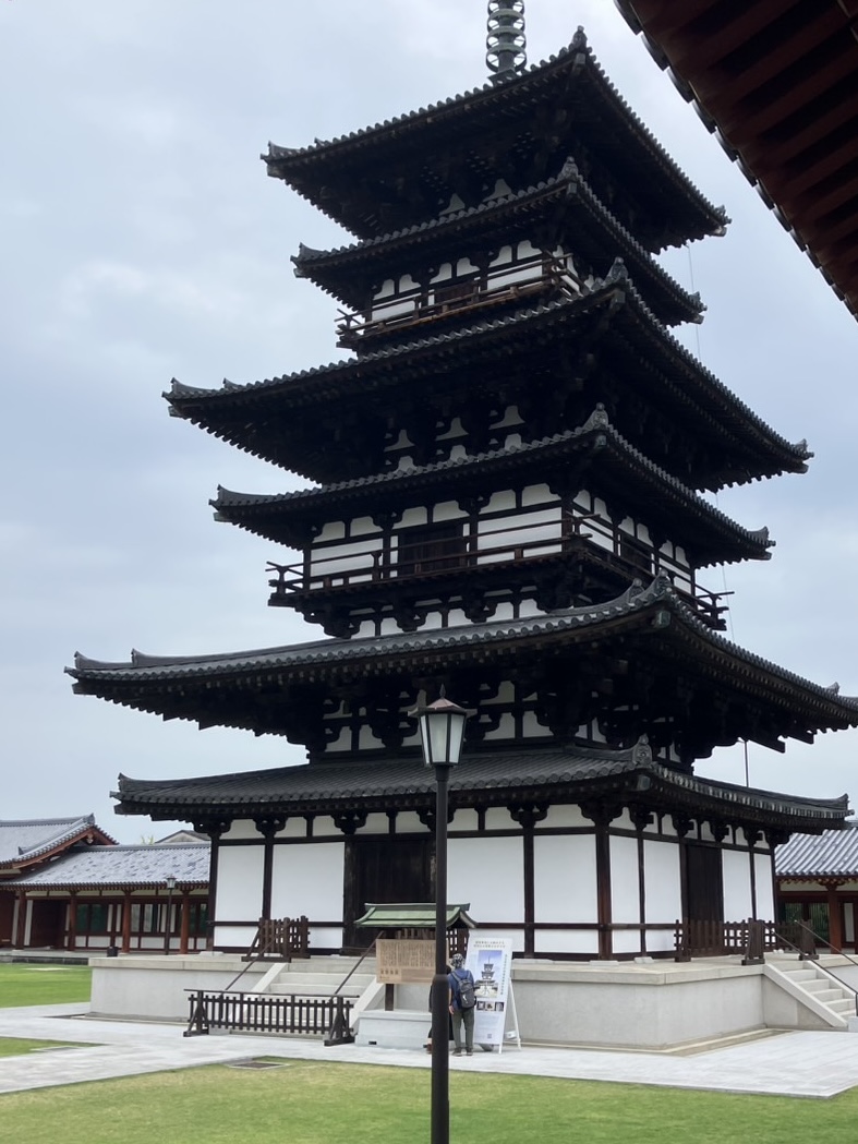 国宝薬師寺東塔の見学会に行ってきました。